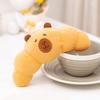 Cute And Charming Cartoon Capybara Transforms Into Food Bun Stuffed Doll Pillow Burger Bread Croissant Stuffed Toy Home Decor Present Designed For
