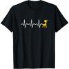 Kawaii Giraffe Heartbeat T-Shirt