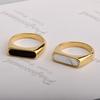 Elegant Shell Ring For Women Minimalist Chic Design Delicate Versatile Fashion Jewelry Statement Band Accessory