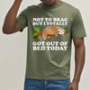 Tshirts for men Relaxed Fit For her Crew Neck t shirt Not To Brag But I Totally Got Out Of Bed Today Comfort Boys Top tees