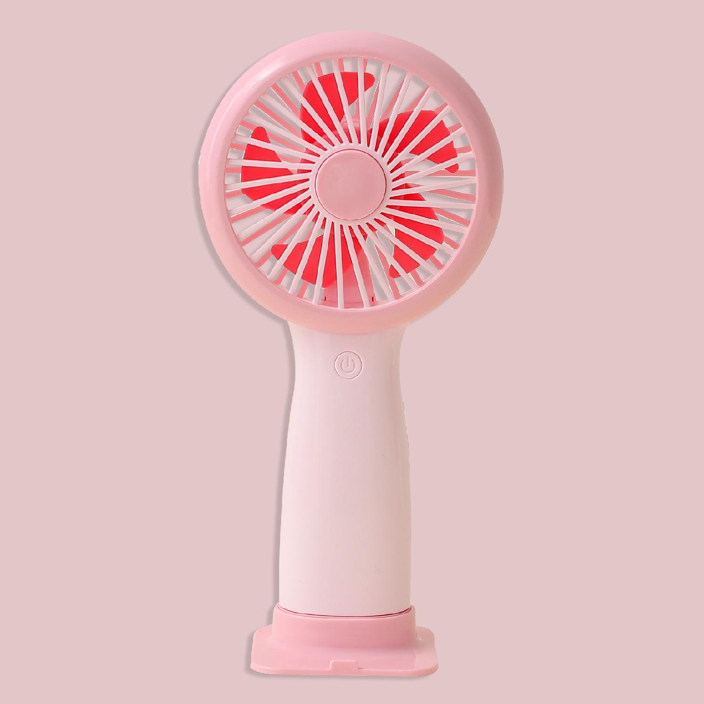 Portable Student USB Mini Fan: 3-Speed, Handheld & Desktop