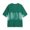 Li-Ning Anti-Five Series Loose Round Neck Pullover Letter Print Short Sleeve T-Shirt Men Tops Stone-Green Tie-Dye AHSU601-3