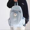 Schultasche Mittelschule Mädchen Oberschule College-Studenten Hoher Wert Briefstickerei Mori Klein Frisch Freizeit Reise Rucksack
