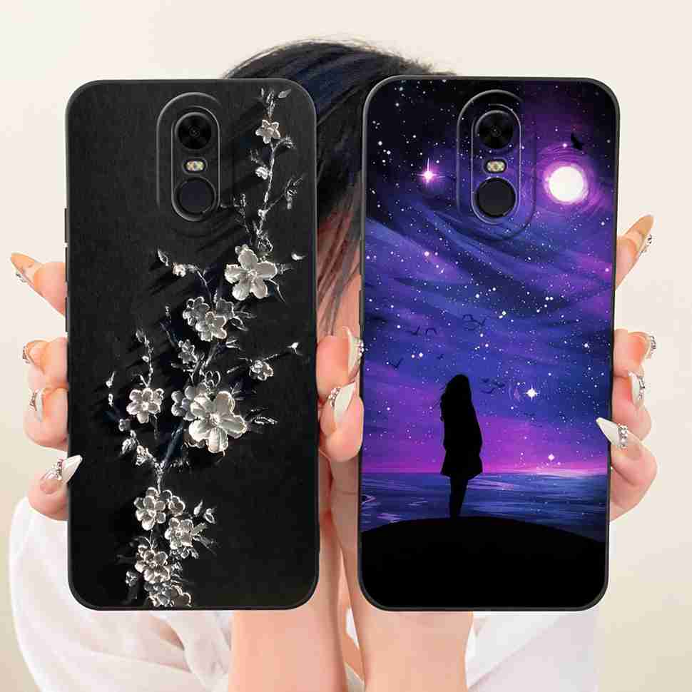 For Xiaomi Redmi 5 Plus (Redmi Note 5) Case Cat Painted Cover Soft Slim Phone Case For Xiaomi Redmi5 Plus 5Plus Note5 Shell