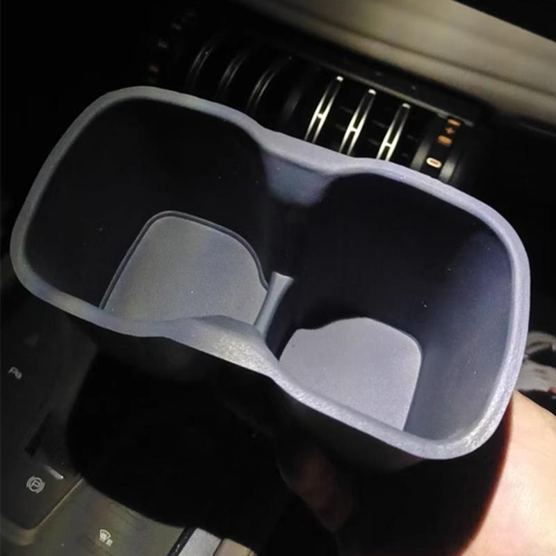 For BYD Atto3 Yuan Plus 2024 Central Control Cup Holder Storage Box Silicone Pad Car Interior Modification Part