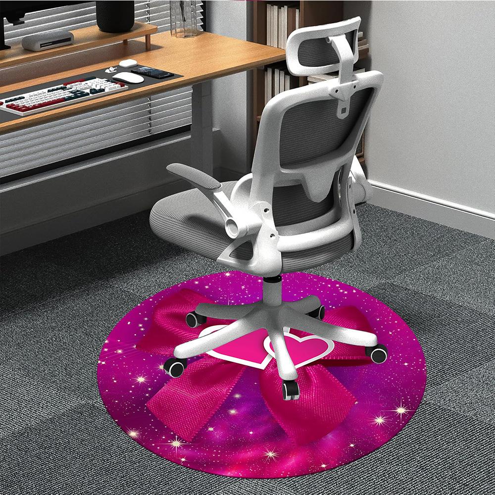 

1pc Love Heart Chair Carpet for Office - Durable, Ideal for Chair Mats, Stylish & Functional Decorative Rug yy260130060 80cm by 80cm