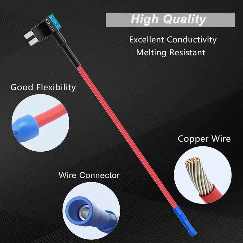 10/5pcs 32V MINI SMALL MEDIUM Size Car Fuse Holder Add-a-circuit TAP Adapter Micro Mini Standard ATM Blade Fuse for Cars Vans