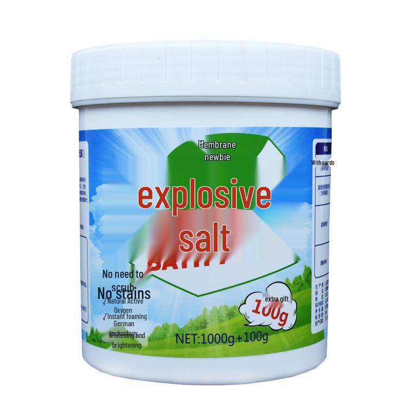 Explosion Salt Laundry Stain & Yellowing Remover: Whitening & Color-Safe Detergent for Infants & Toddlers