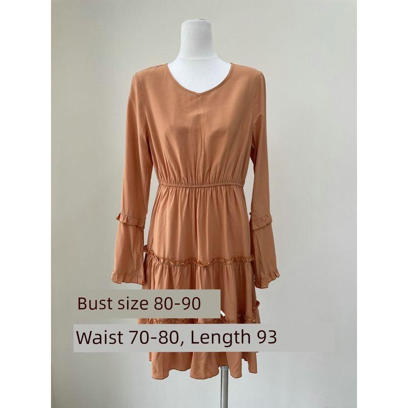 2025 Summer New Foreign Trade Original Garment Niche Design Floral Commuter Temperament Color Dress 9