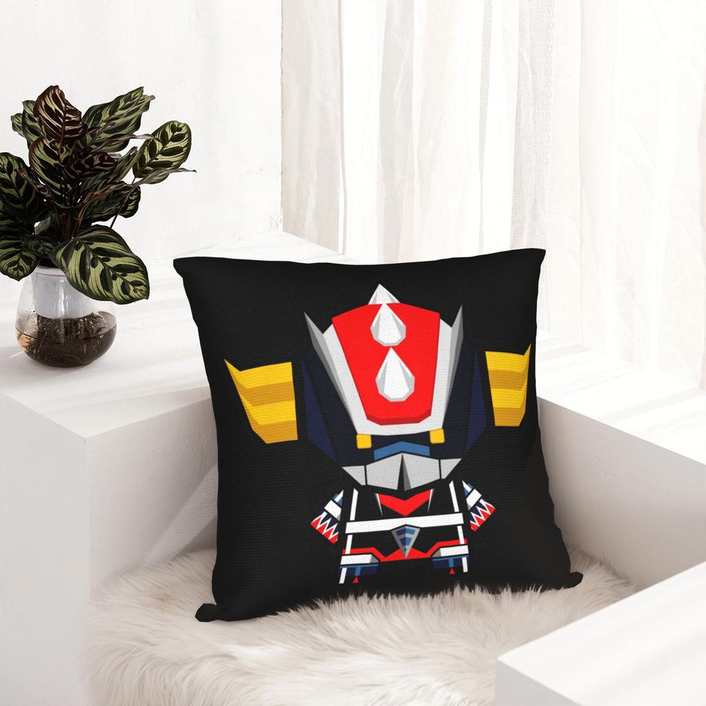 Mekkachibi Grendizer Ufo Robot Pillowcase Printing Fabric Cushion Cover Decorations Pillow Case Cover Home 40*40Cm