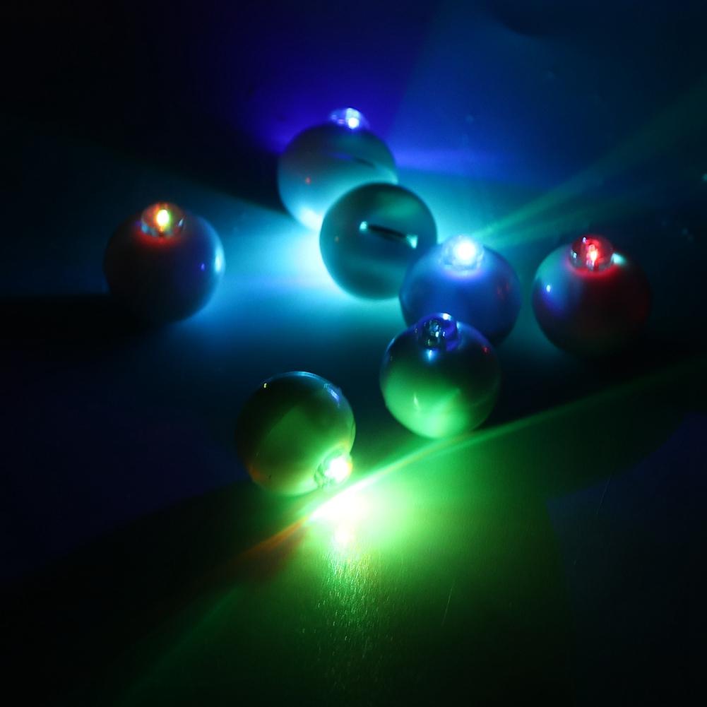 100Pcs Mini Round LED Balloon Lights Ball Lamps Christmas Wedding Party Home DecorationColorful