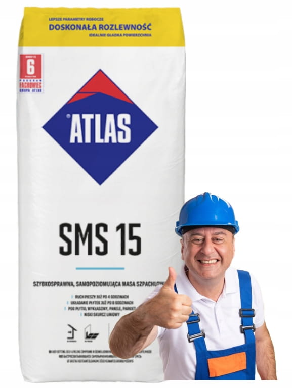 Atlas Sms15 Self-Leveling Putty 25 Kg