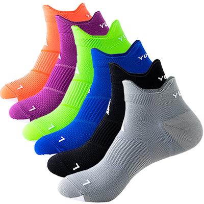 Running Nylon Short Socks For Men Four Season Breathable Non Slip Marathon Cycling Sports Socks