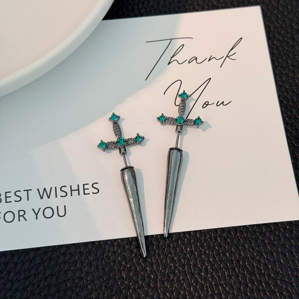 Retro Gothic Punk Bat Skull Spider Pumpkin Halloween Earrings