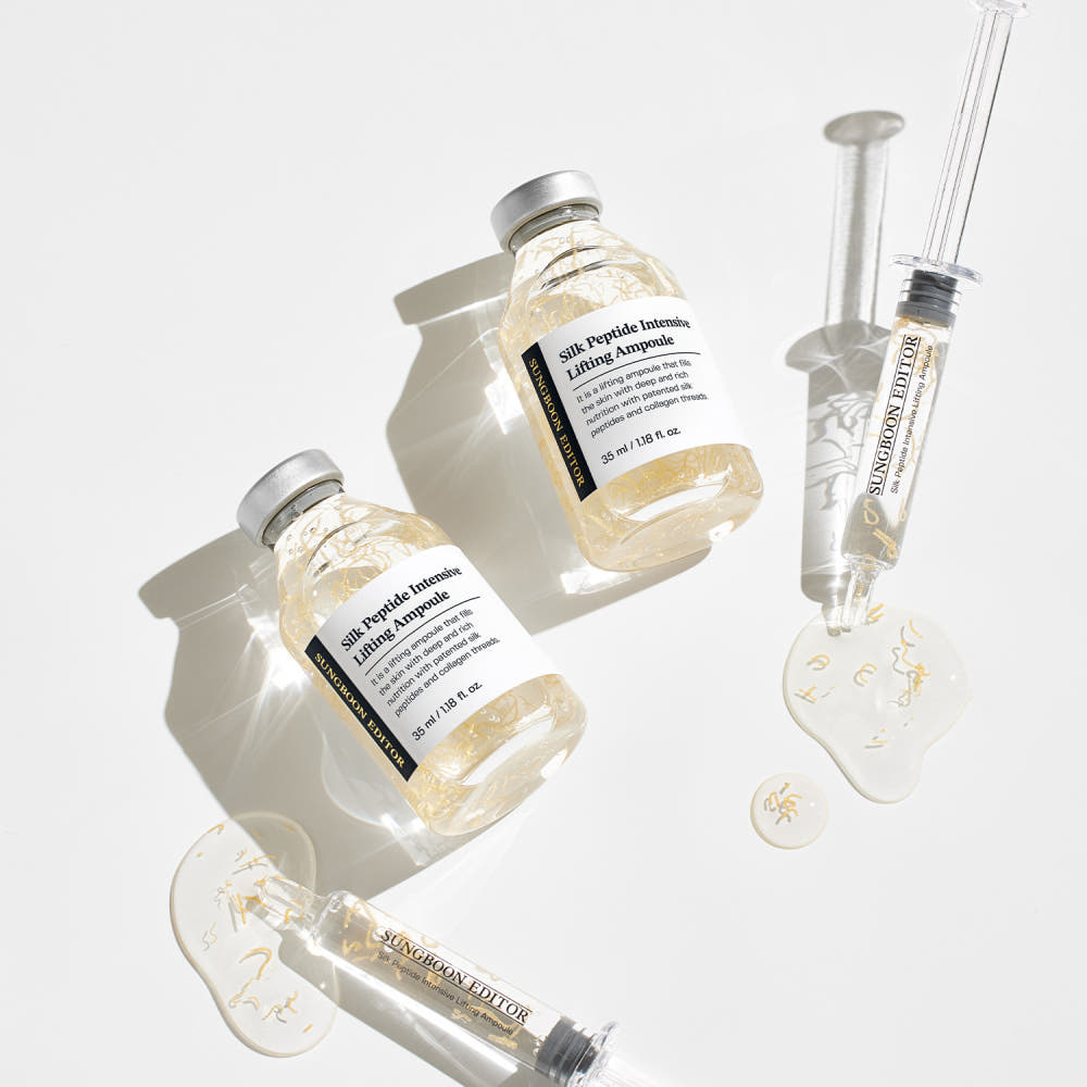 SUNGBOON EDITOR Silk Peptide Intensive Lifting Ampoule 35ml Korean Firming & Elasticity Facial Ampoule