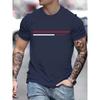 Men's Summer Short Sleeved T-shirt 100% Cotton High Street Loose Fashion High Quality Short Sleeve Loose Sports Shirt