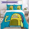 3pcs SpongeBob Bedding Set Duvet Cover Closure Includes 1 Duvet Cover & 2 Pillowcases, Soft and Comfortable for All Seasons.
