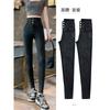 Black Leggings Women's Summer Thin Outer Wear New Tight Pencil Spring and Autumn Small Black Pants Women's Leggings