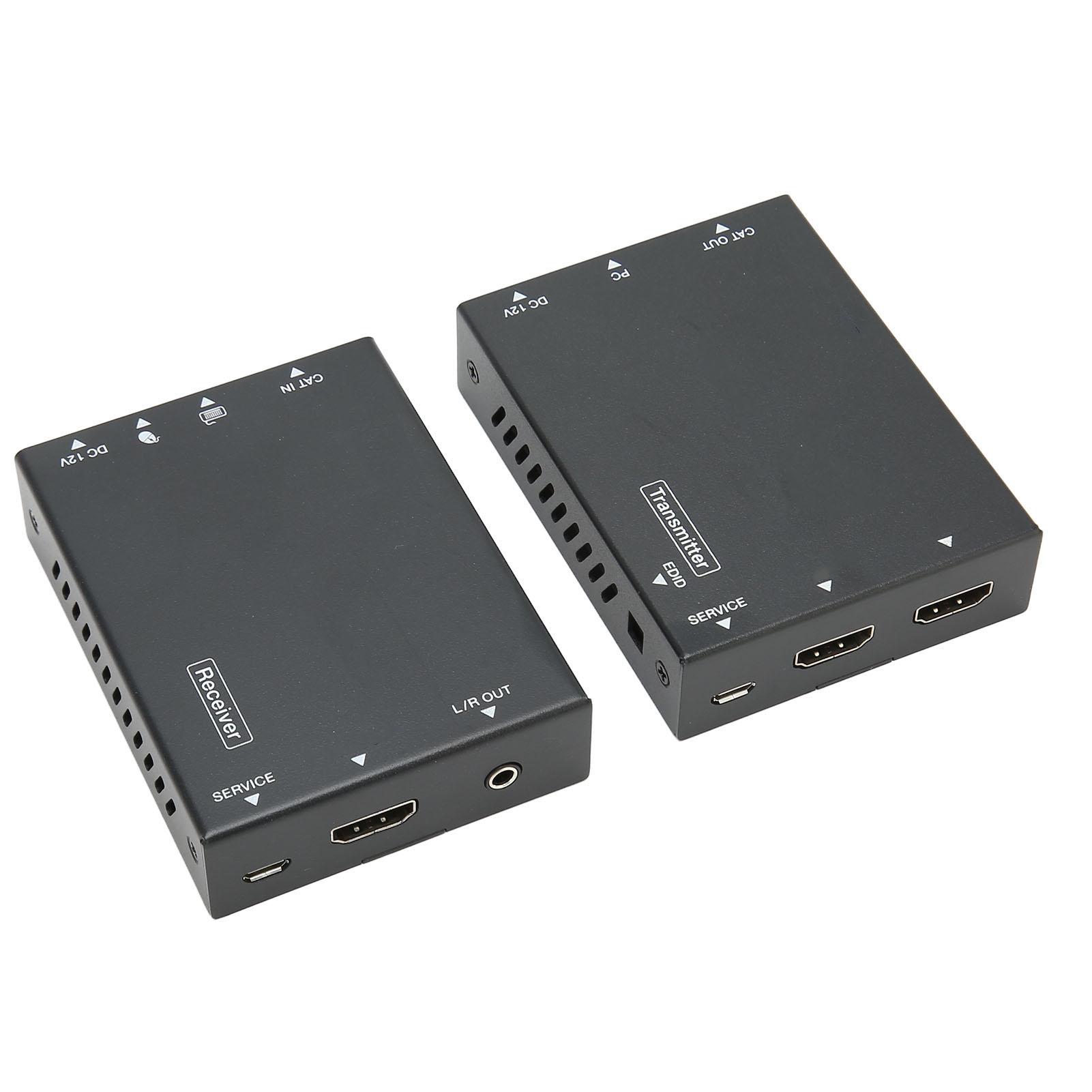 

Расширитель интерфейса мультимедиа HD 18 Гбит/с 4K 60 Гц двунаправленный POC EDID KVM 70 м удлинитель сигнала AV EU Plug