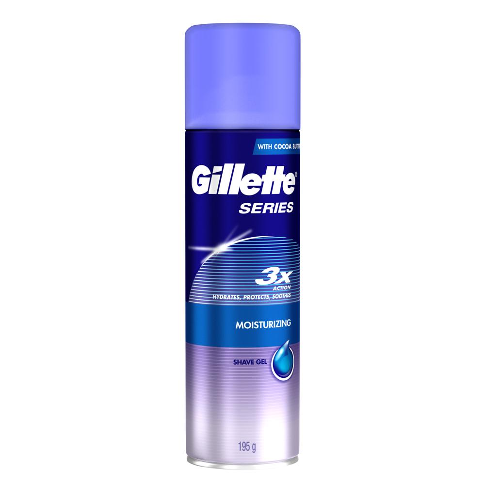 Gillette Series Gel 195g (Choose 1 of 2 Types) (Moisturizing/Sensitive Skin)