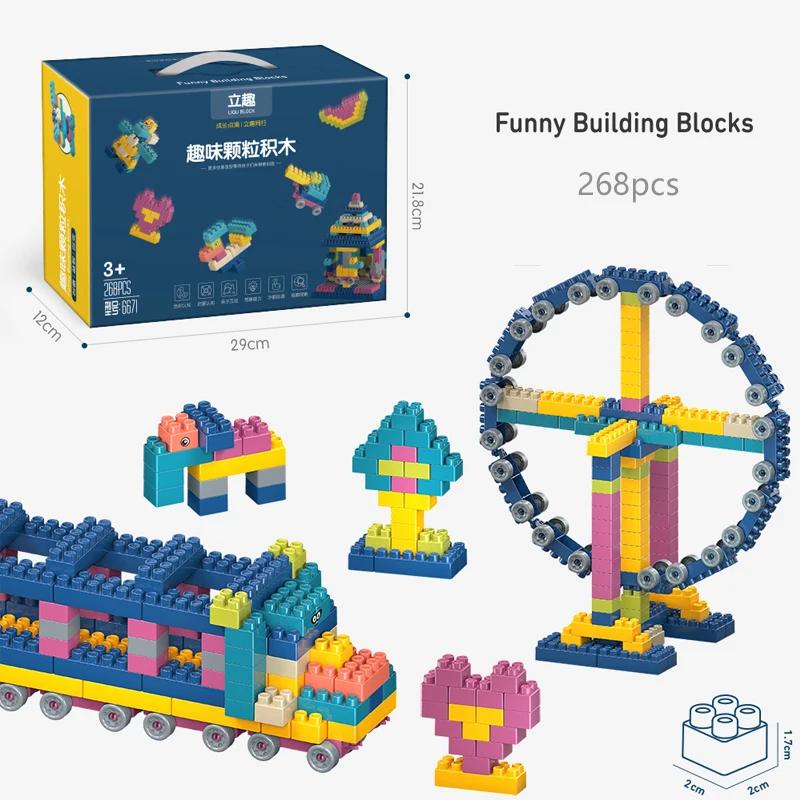

Великий розмір DIY Креативні будівельні блоки Масові набори City Classic Bricks Assembly Brinquedos Розвиваючі іграшки для дітей з коробкою