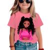 Colorful Child T-Shirt Summer Short Sleeve T-Shirts for Girls Tops Fashion Little Girl Clothes Casual O-Neck Boy Child Tee Shirt