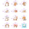 Cute Cartoon Orange Cat Vinyl Stickers Waterproof DIY Decals for Kids Adults Laptop Luggage Bottles Scrapbook Junk Decor Toy