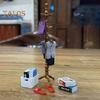 1:12 1:6 Scale Mini Dollhouse Accessories Miniature Hat And Coat Rack Stand Book Clothes Hanger Set Tiny Stuff for Dollhouse Bedroom