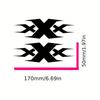 2PCS XXX Motorcycle Stickers Waterproof DIY Motorbike Helmet Side Panels Fuel Tank Fairing Scooter Vinyl Decals Cool Decoration