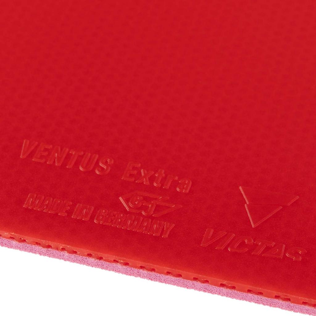 VICTAS Ventus Extra Table Tennis Inverted High Energy MAX 200030 Rubber, Soft, Tension, Red,