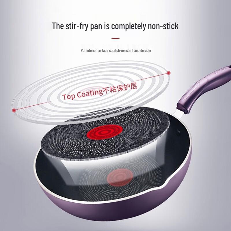 Supor Non-stick Flat-Bottom Frying Wok