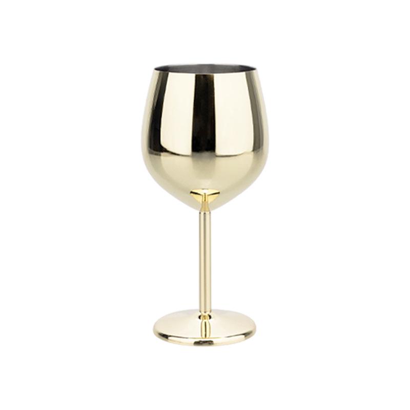 Europäisches Luxus-Wein- und Champagnerglas aus Edelstahl