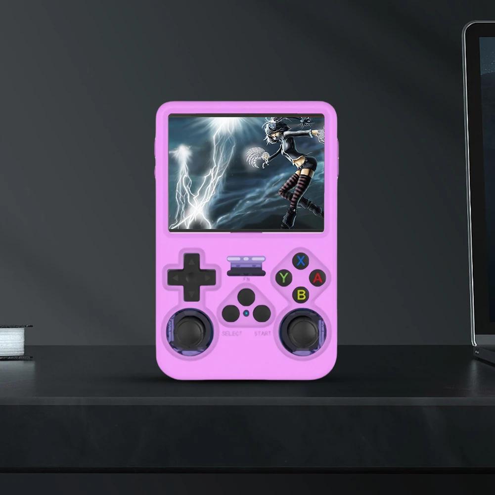 Silicone Case For ANBERNIC R36S Handheld Game Console Silicone Protective Cover Anti-Scratch Storage Box Soft Shell Game Parts