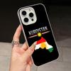 Kurdistan Flag Jelly Double layer White Mobile Phone Case for iPhone 17 16 15 14 13 12 11 Air Pro Max Plus Protective