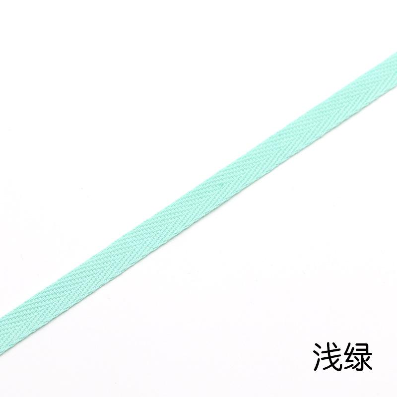1Cm Color Cotton Herringbone Ribbon Webbing, Cotton Hand Hemming Strap Strap Strap Strap Piping Strap