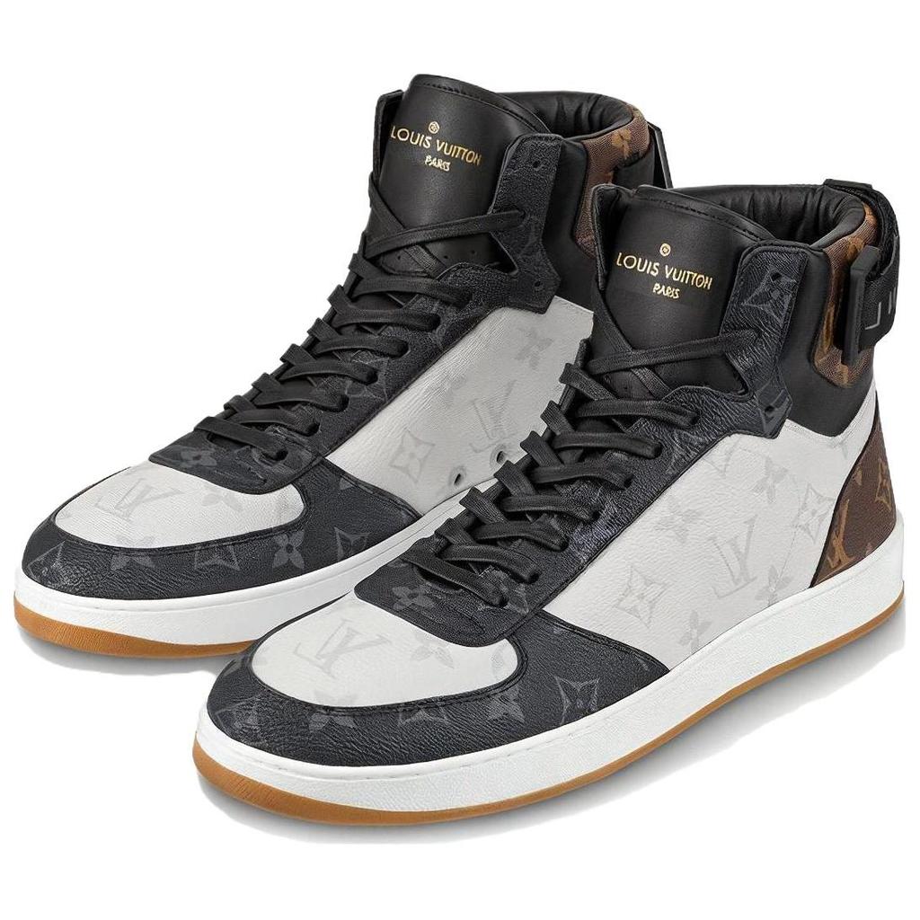 Louis Vuitton Rivoli Sneaker Boots 'Patched White Monogram' 1A44VR