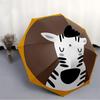 1 st Zebra-ränder Automatiskt Paraply   Auto Öppna/Stänga Fällbart Paraply med 8 Ribbram, 3-faldigt Kompakt Paraply för Män & Kvinnor, 128