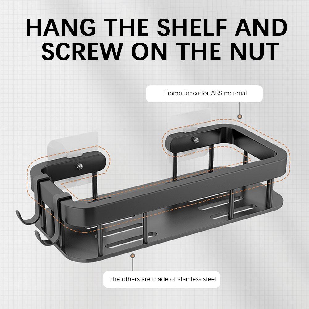 Multifunctional Kitchen Sink Holders Adhesive Wall Mounted Countertop Drainer Rack For Facial Cleanser