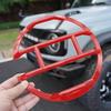 Front Headlight Guards Trim Protector Cover for Ford Bronco 4-Door 2021-2024 Exterior Headlamp Guard Kit Accessories (Golssy Red)