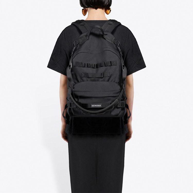 Balenciaga Regular Sleeve T Shirt Women's Black 612965TJVI32771