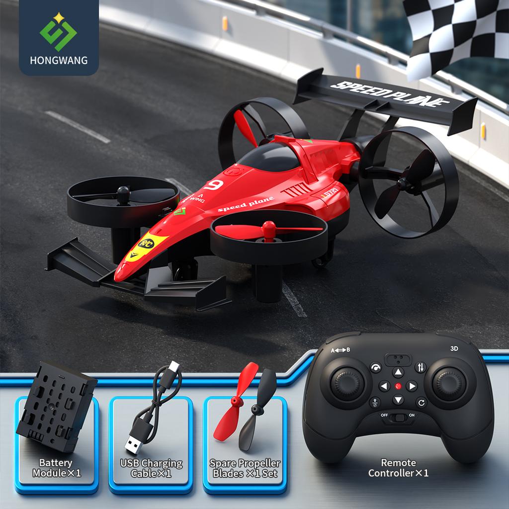 Professional L0721 2.4G HZ RC Aircraft Amphibious Remote Control Drift Car 360° Roll Land and Air Experience Speed Plane Dual Mode RC Car & Airplane