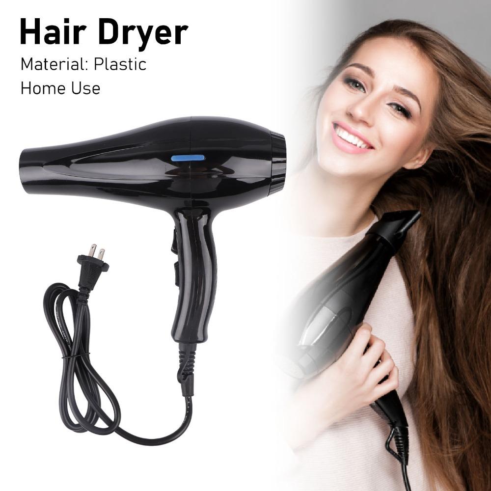 Black Color Negative Ionic Hair Dryer Professional Quick Drying Hair Dryer  Home Use