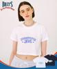 MAINBOOTH Junkfood Crop T-Shirt(White)