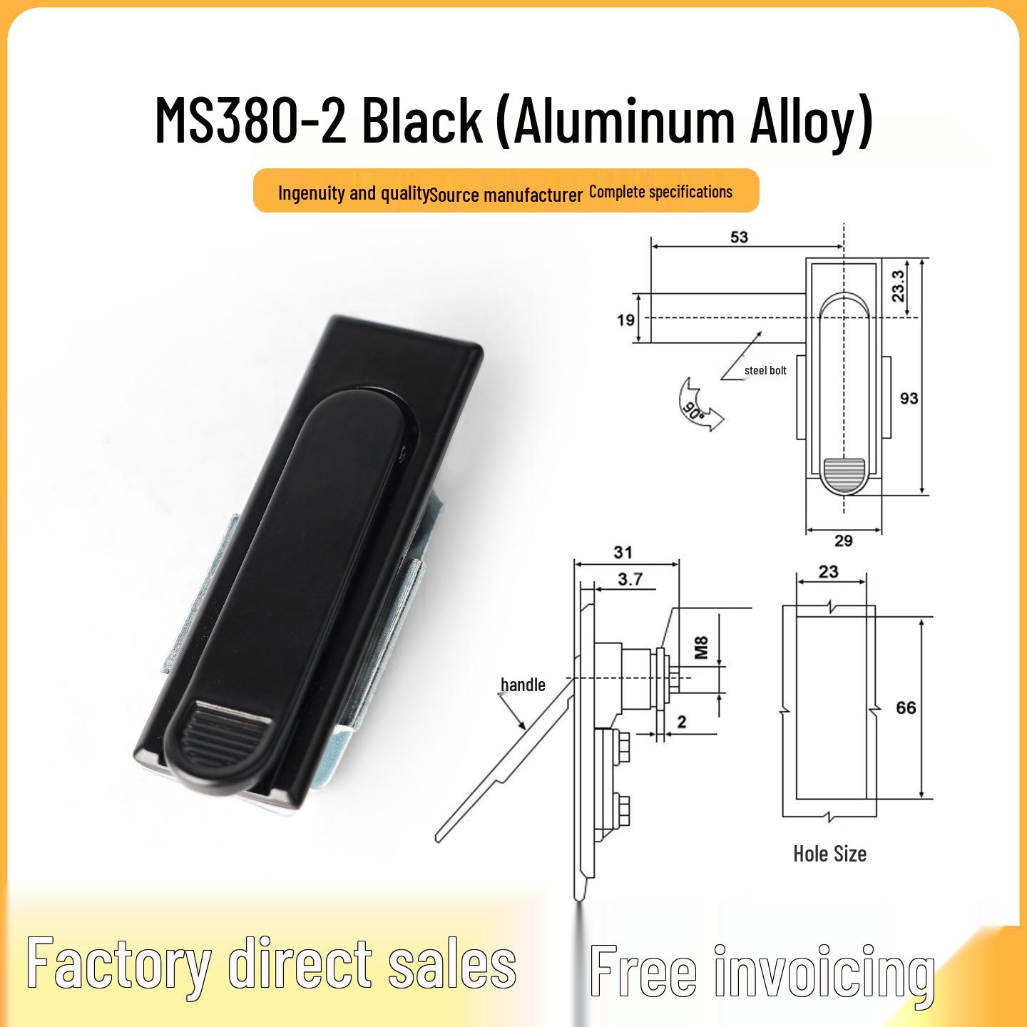 

MS380 State Grid Lead Seal Lock, Matte Flat Lock MS503, Firefighting Box Lock MS504/MS508