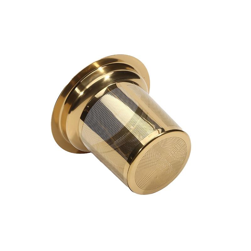 Stainless Steel Tea Filter Basket Mesh Cup Reusable Strainer Herbal Locking Tea Filter