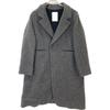 Pallas Palace Gray x Black Wool Blend Glen Check Chester Coat coat 2 Gray / navyUsed