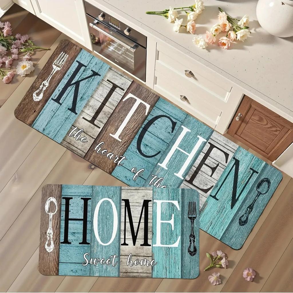 1PC Paw Print Pattern Kitchen Rug Non-Slip Door Mats Pop Design Bathroom Rug Bath Mat Carpet for Home Sink Laundry Decor