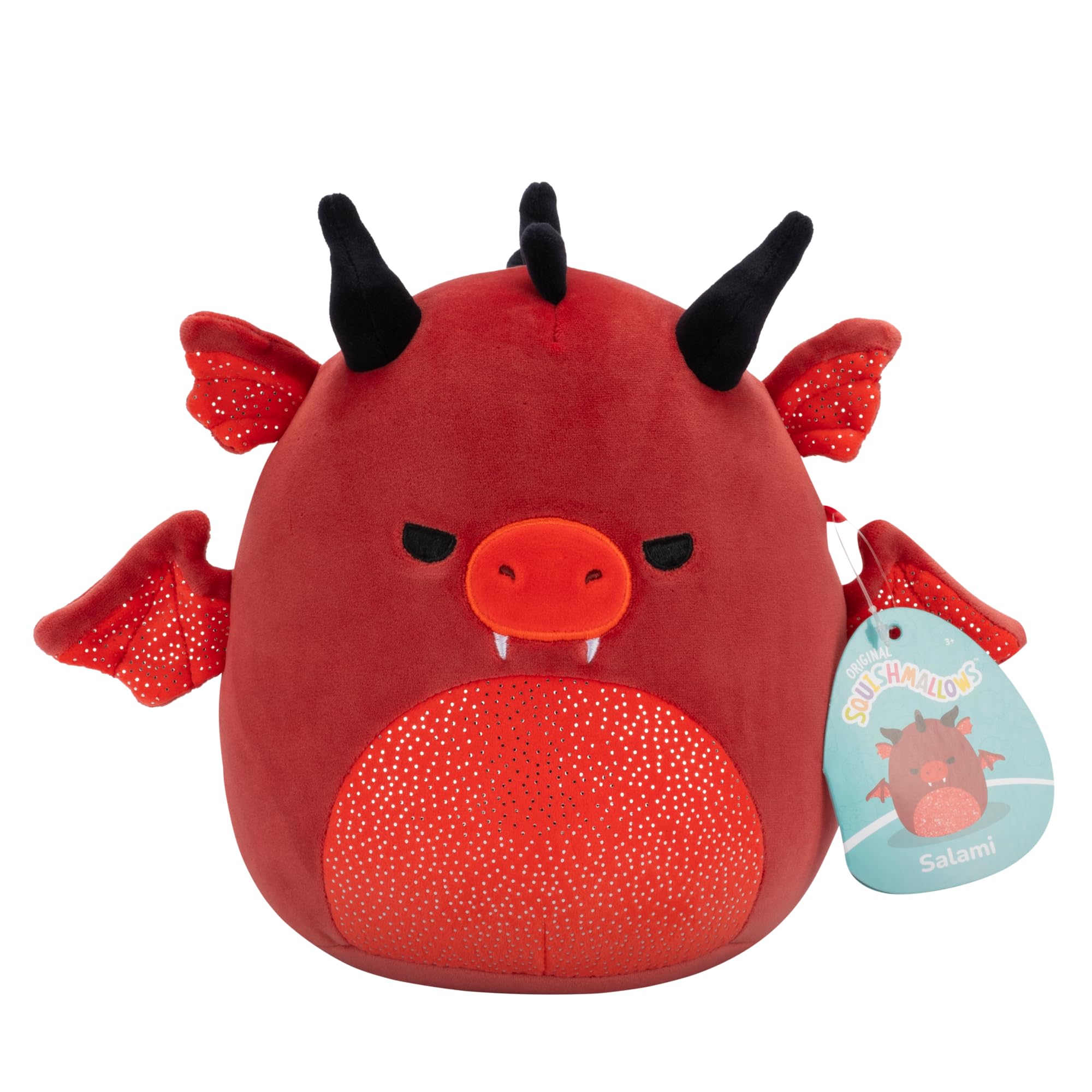 

Мягкая игрушка Squishmallows размером 7,5 дюймов (Салями)