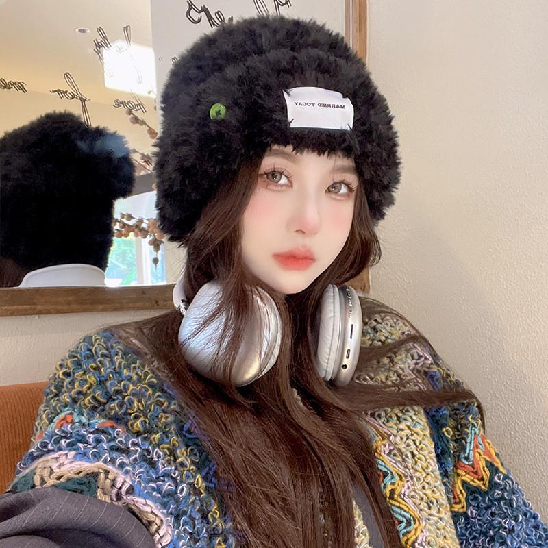 Cute Bear Ear Knit Hat For Women With Warmth And Windproof Features Perfect For Fall And Winter