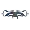 For SYM CRUISYM250 Cruisym250 2025 Honeycomb Laser Headlight Film Smoked Black Taillight Film Sticker Modification Accessories